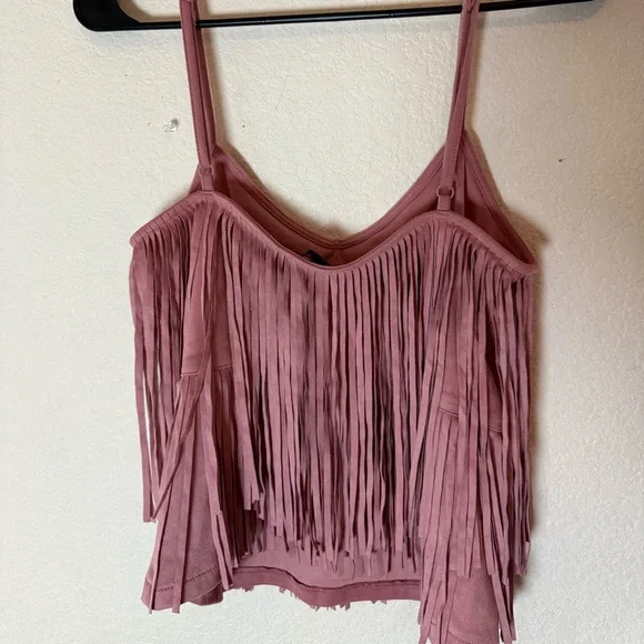 Idyllwind Pink Fringe Camisole - Picture 2 of 4